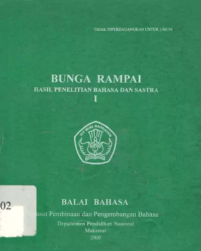 Bunga rampai hasil penelitian bahasa dan sastra