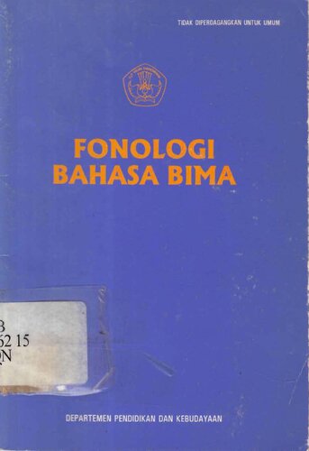 Fonologi bahasa Bima