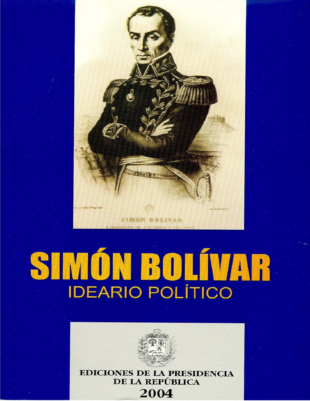 Simón Bolivar ideario político