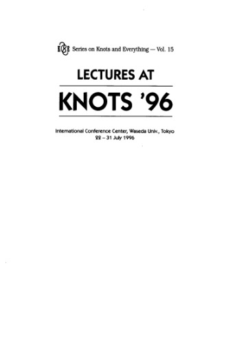 Lectures at Knots '96