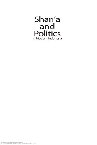 Shari'a and Politics in Modern Indonesia