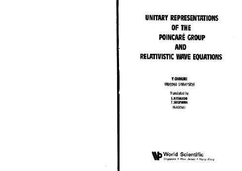 Unitary Representations of the Poincare Group and Relativistic Wave Equations