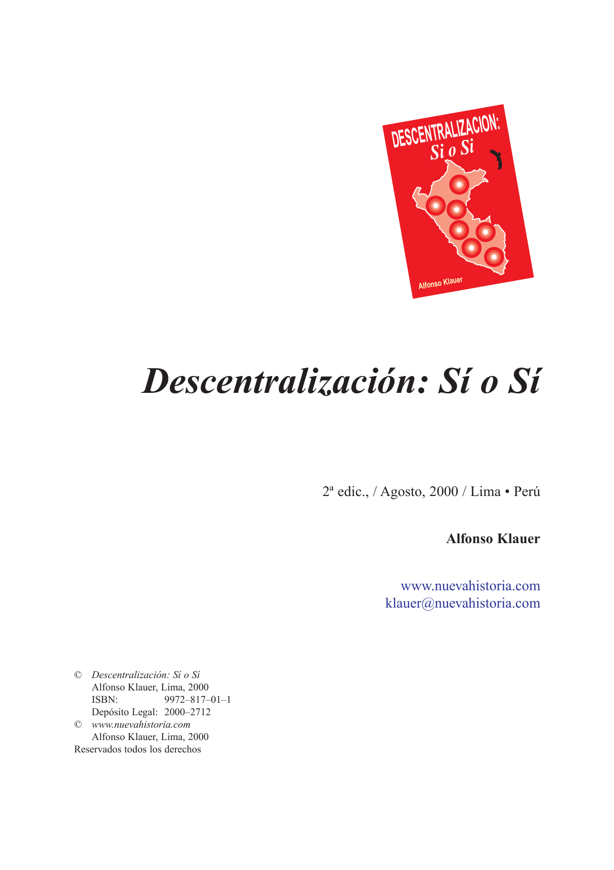 Descentralización : sí o sí