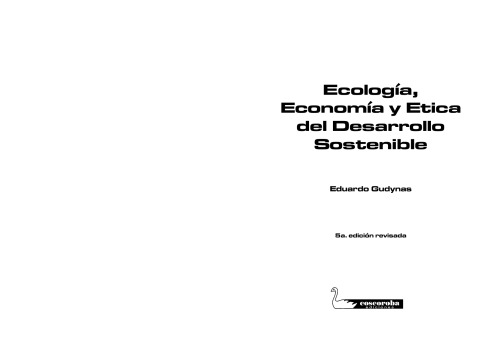 Ecología, Economía y Etica del Desarrollo Sostenible