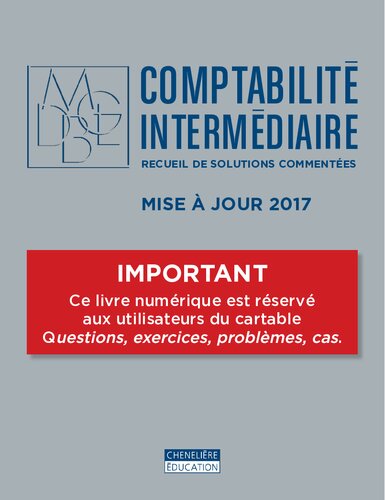 Comptabilité intermédiaire