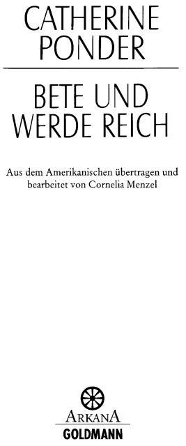 Bete und werde reich (German Edition)