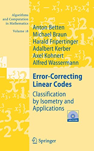 Error-Correcting Linear Codes: Classification by Isometry and Applications (Algorithms and Computation in Mathematics Book 18)
