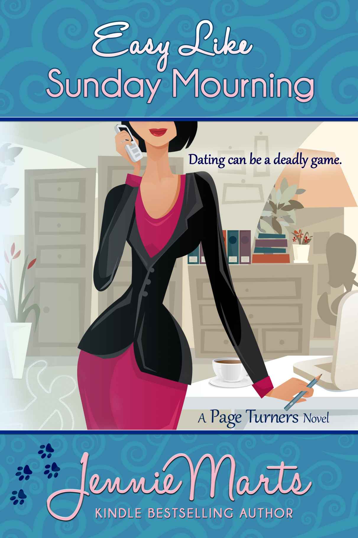 Easy Like Sunday Mourning: (A Cozy Mystery Romance) (A Page Turners Novel Book 2)