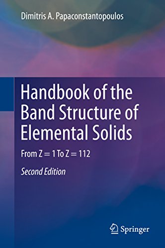 Handbook of the Band Structure of Elemental Solids: From Z = 1 To Z = 112