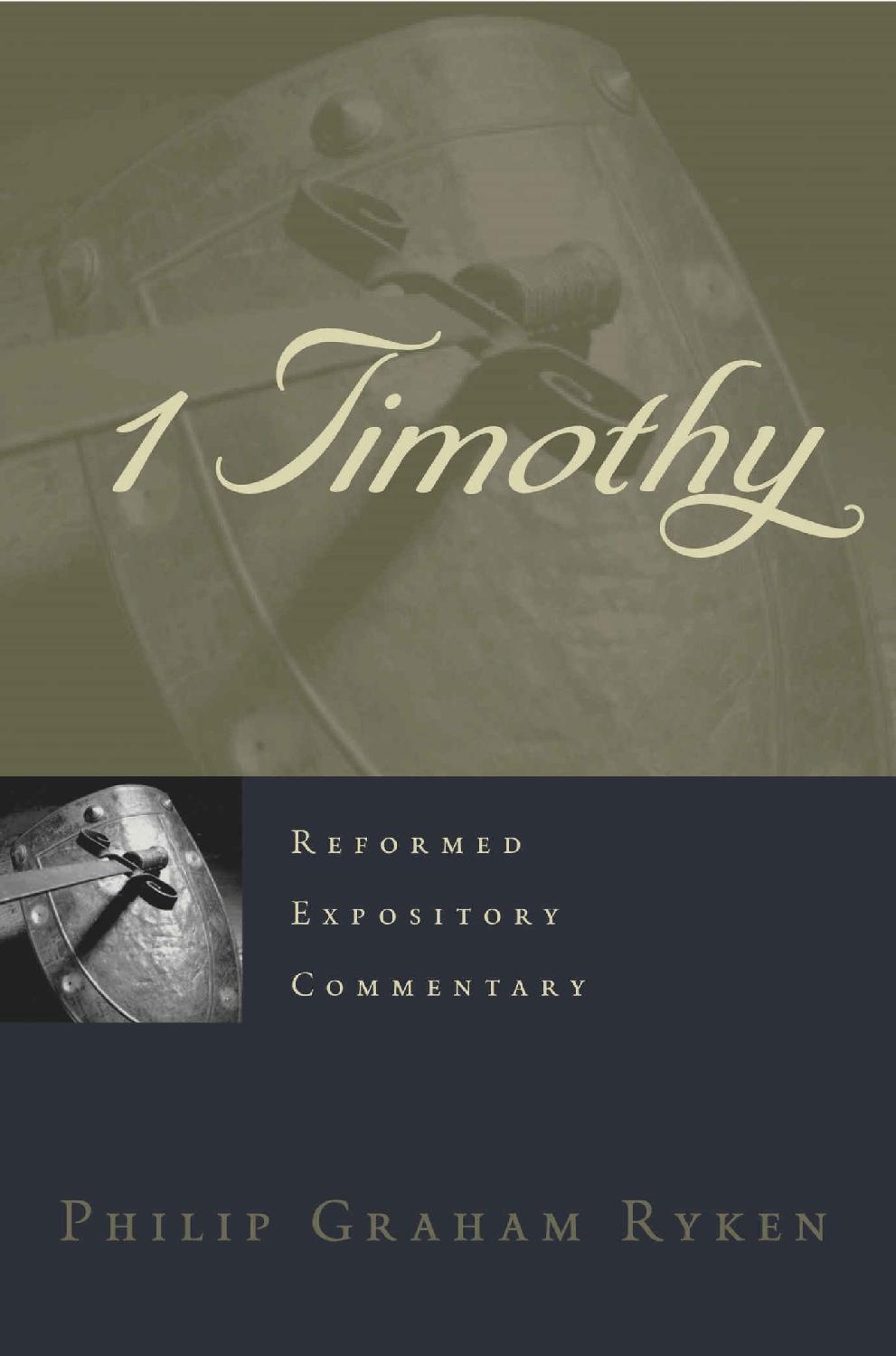 1 Timothy (Reformed Expository Commentaries)