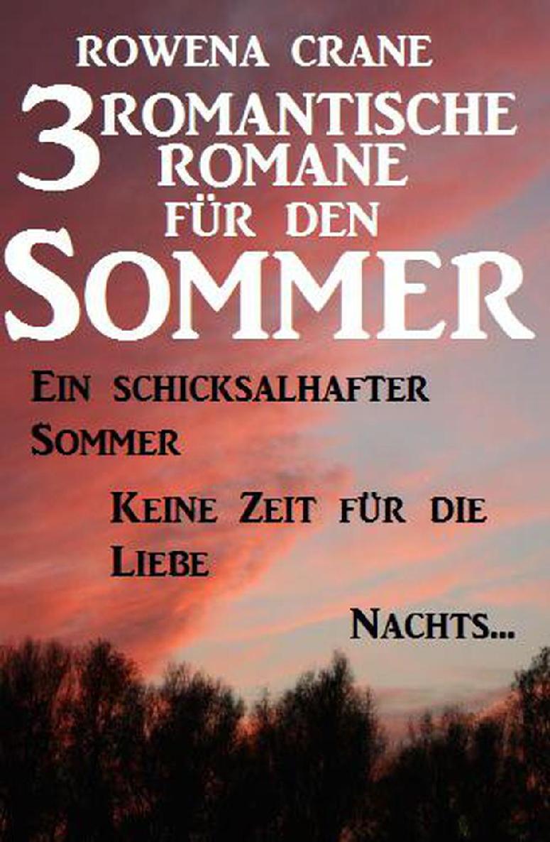 3 romantische Romane für den Sommer: Ein schicksalhafter Sommer/Keine Zeit für die Liebe/Nachts... (German Edition)