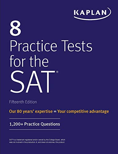 8 Practice Tests for the SAT: 1,200+ SAT Practice Questions (Kaplan Test Prep)