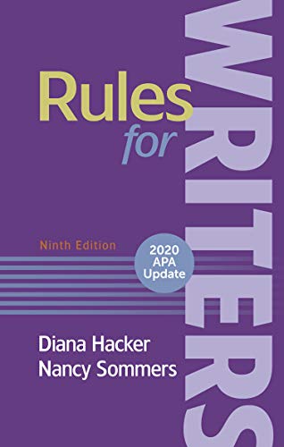 Rules for Writers with 2020 APA Update