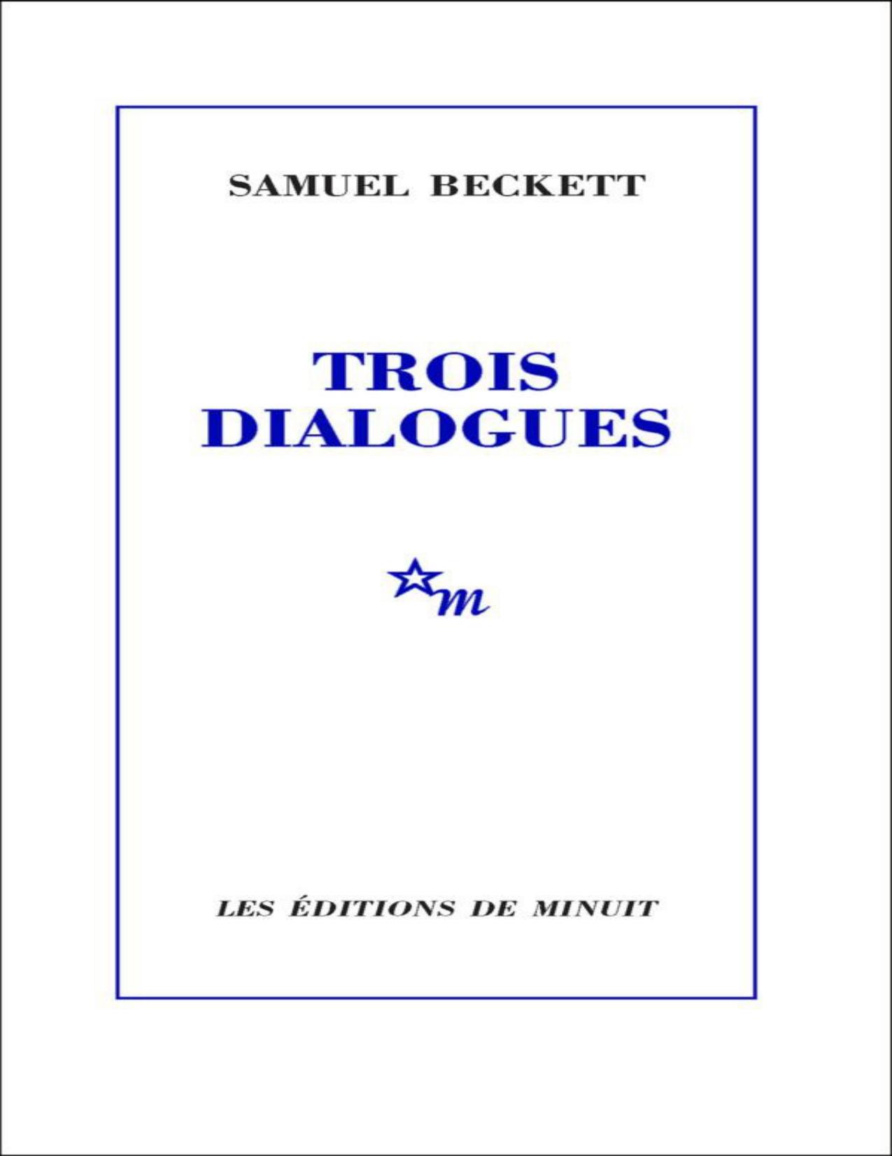 Trois Dialogues