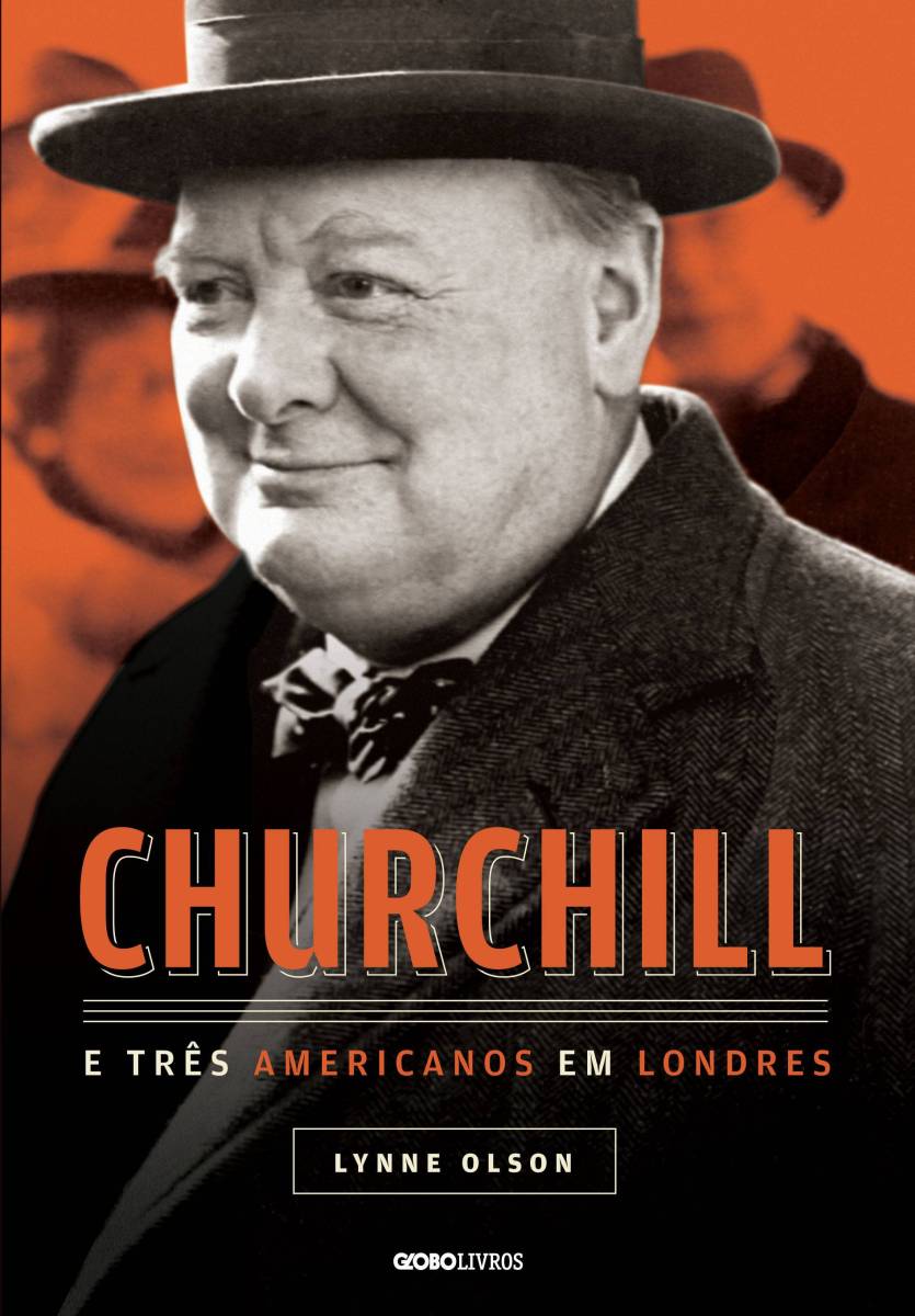 Churchill e três americanos em Londres