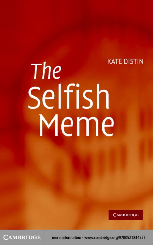 Kate Distin The Selfish Meme