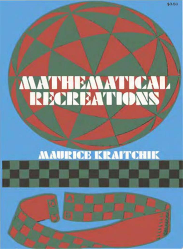 Mathematical Recreations Kraitchik 2e