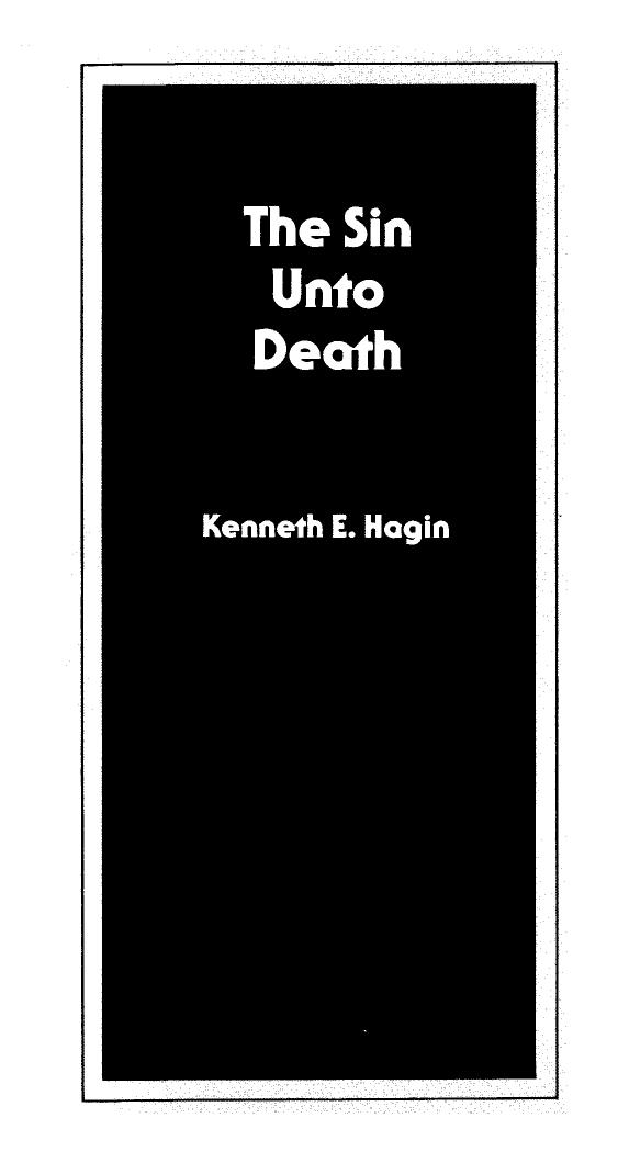 The Sin Unto Death (Booklet)