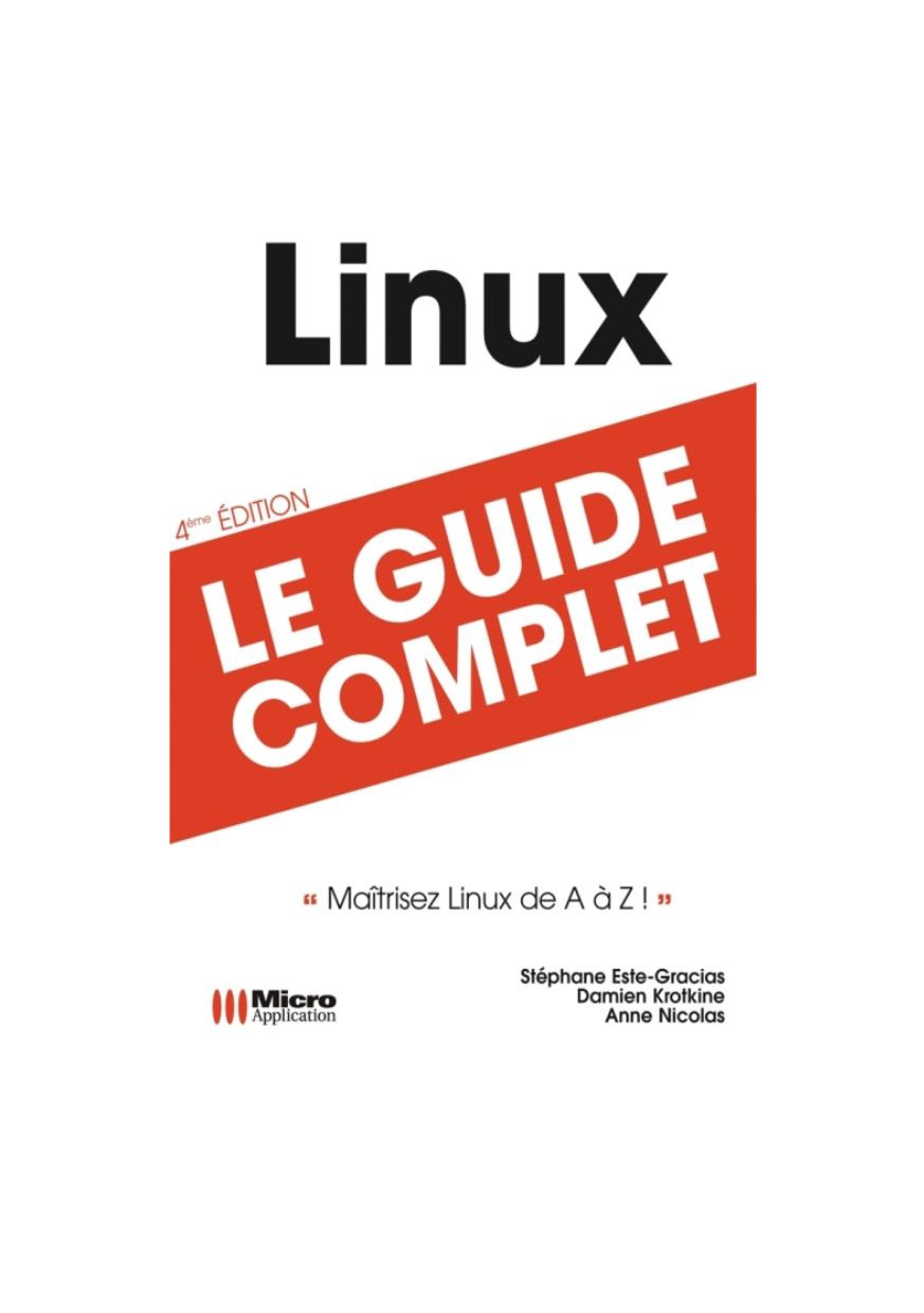 linux le guide complet