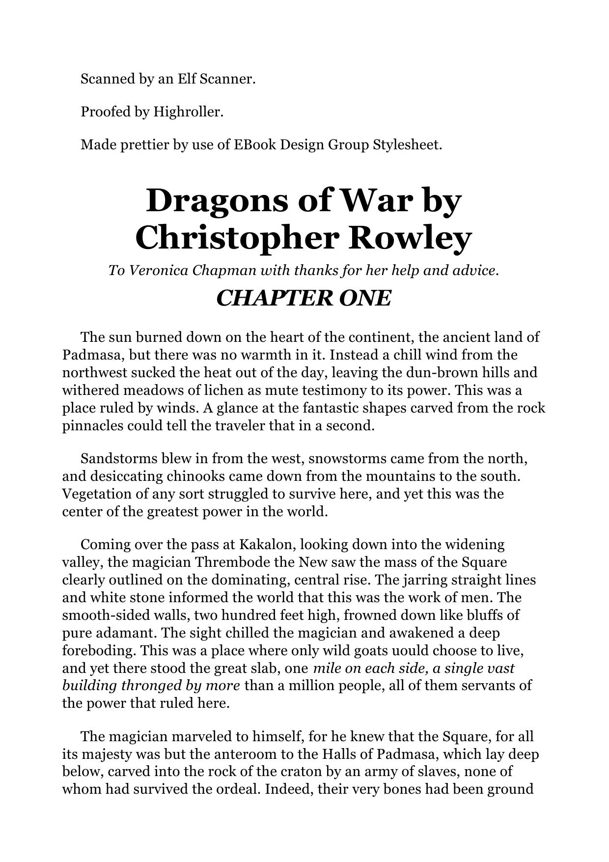 Christopher Rowley Bazil 03 Dragons of War