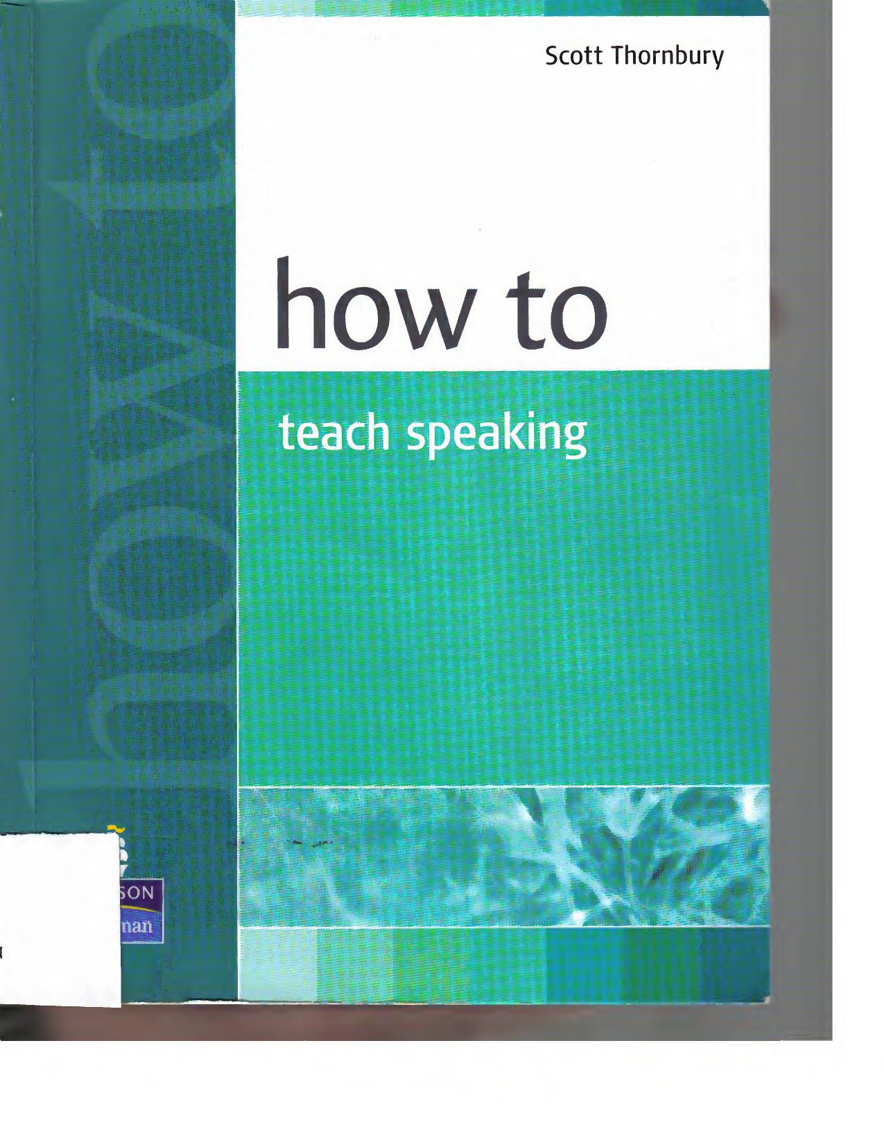 How To Teach Speaking