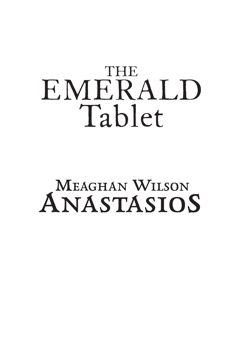 The Emerald Tablet